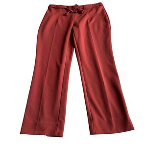 NYCC New York Clothing Womens Tie Casual Business Wide Leg Pants